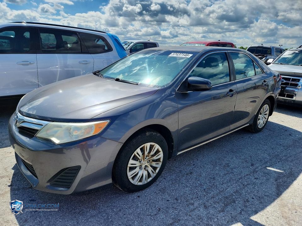 2012 TOYOTA CAMRY LE – Lot 57437146 auction photo