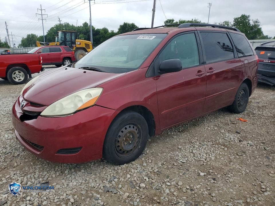 2009 TOYOTA SIENNA LE 7-PASSENGER – Lot 57437156 auction photo
