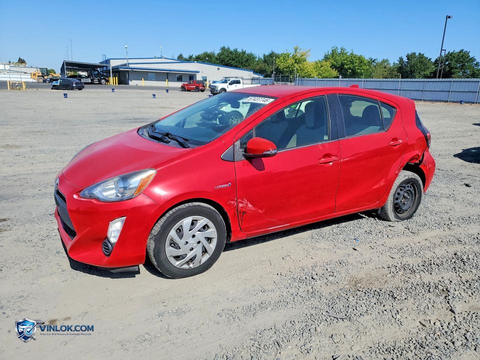 2015 TOYOTA PRIUS C ONE – Lot 57437746 auction photo