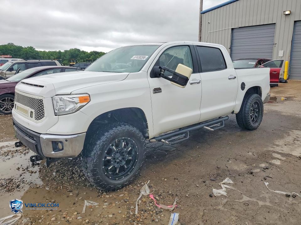 2014 TOYOTA TUNDRA CREWMAX PLATINUM – Lot 57438396 auction photo