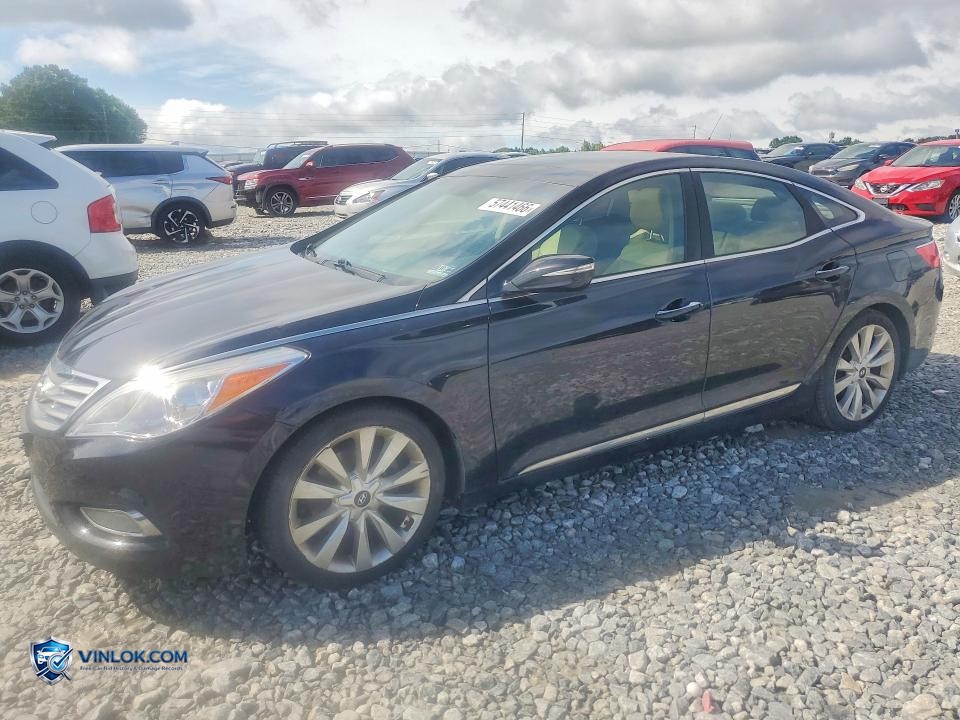 2013 HYUNDAI AZERA BASE – Lot 57441466 auction photo