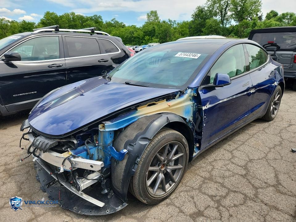 2021 TESLA MODEL 3 – Lot 57443246 auction photo