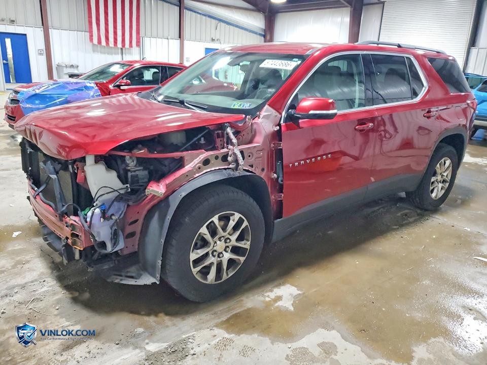 2021 CHEVROLET TRAVERSE LT – Lot 57443686 auction photo