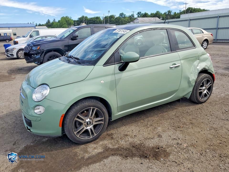 2012 FIAT 500 POP – Lot 57461546 auction photo