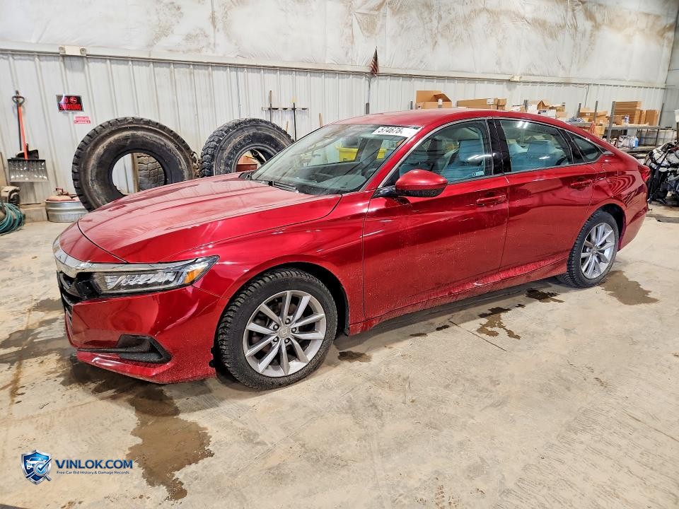 2021 HONDA ACCORD LX – Lot 57467846 auction photo