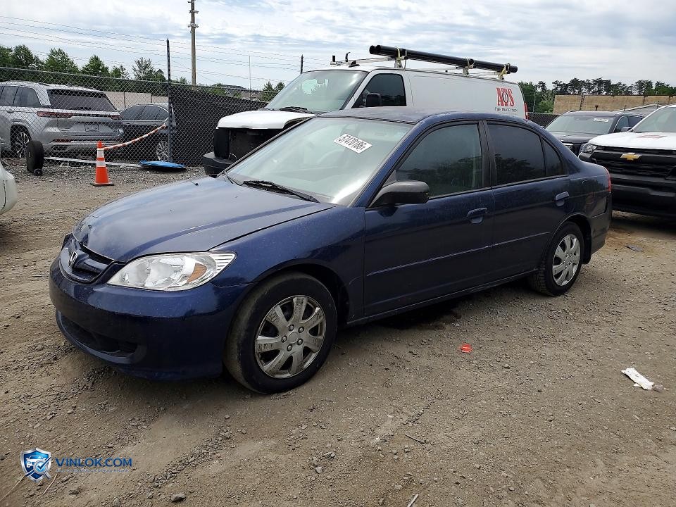 2005 HONDA CIVIC LX – Lot 57470186 auction photo