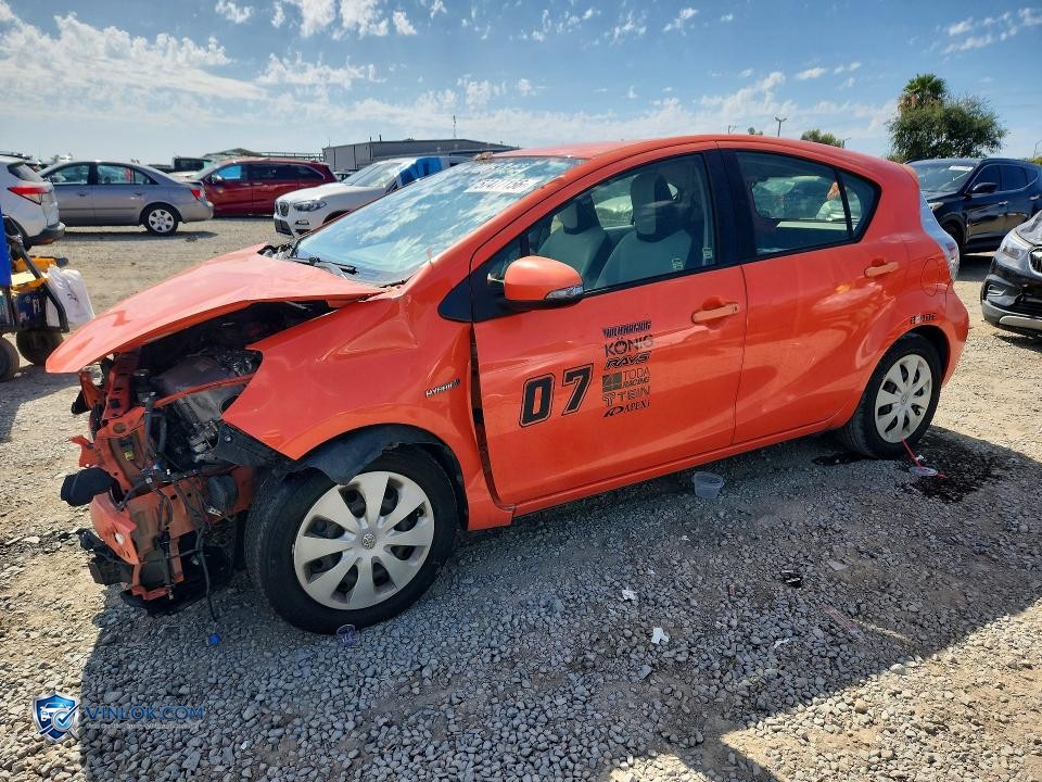 2012 TOYOTA PRIUS C ONE – Lot 57477156 auction photo