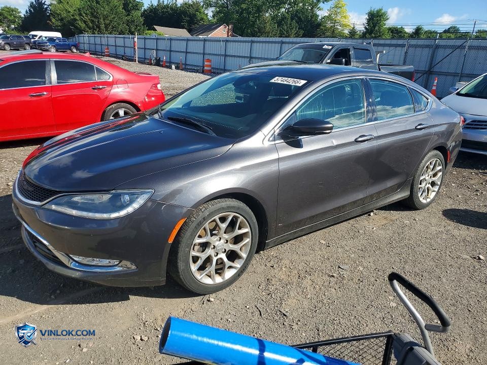 2015 CHRYSLER 200 C – Lot 57484266 auction photo
