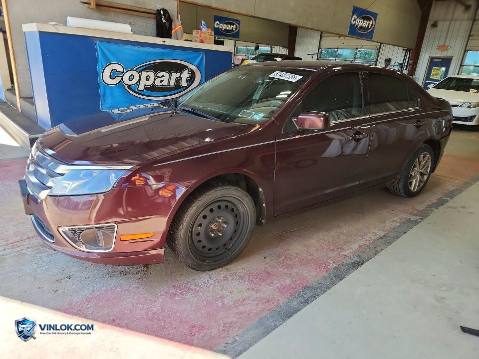 2012 FORD FUSION SEL – Lot 57487536 auction photo