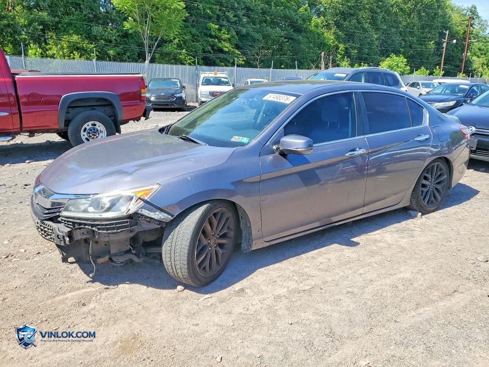 2015 HONDA ACCORD EXL – Lot 57498376 auction photo