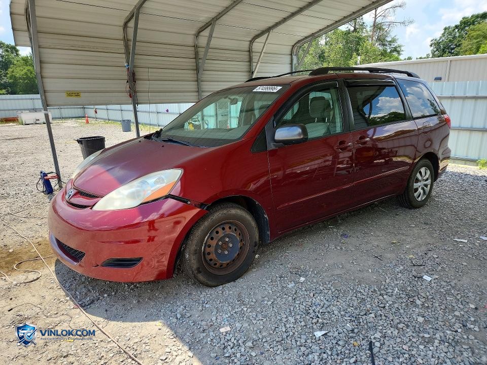 2008 TOYOTA SIENNA LE 8-PASSENGER – Lot 57499996 auction photo