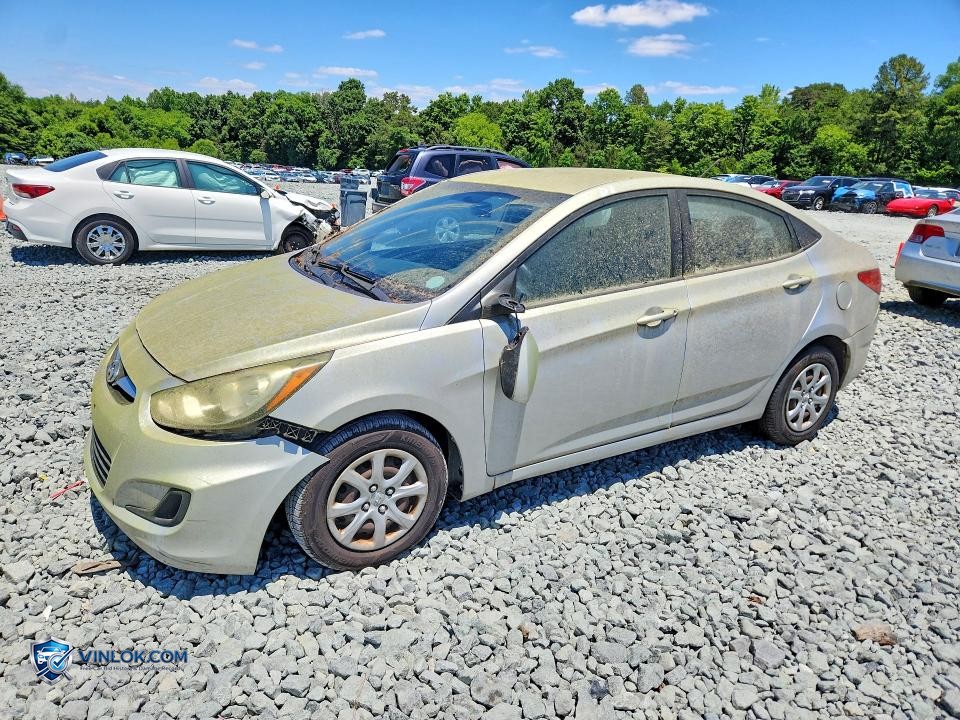 2012 HYUNDAI ACCENT GLS – Lot 57502916 auction photo