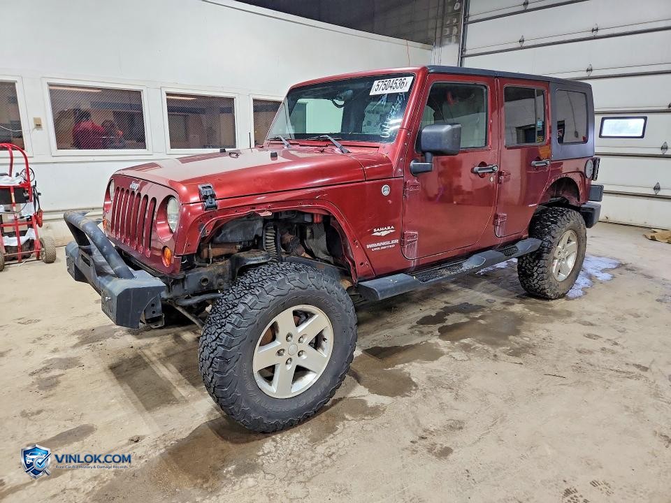 2009 JEEP WRANGLER UNLIMITED SAHARA – Lot 57504536 auction photo