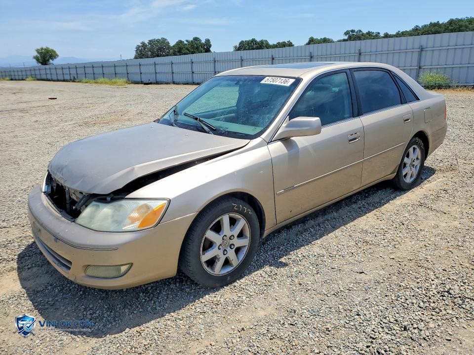 2002 TOYOTA AVALON XLS – Lot 57507136 auction photo