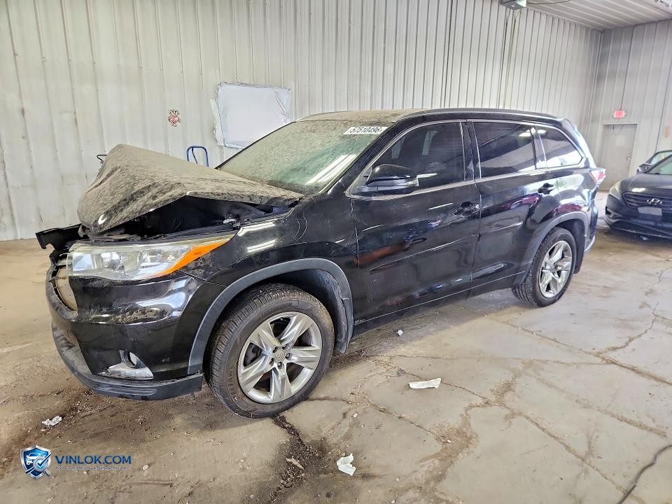 2015 TOYOTA HIGHLANDER LIMITED – Lot 57510496 auction photo