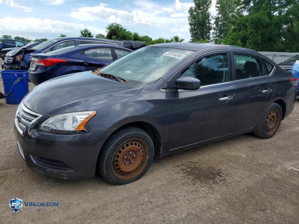 2015 NISSAN SENTRA S – Lot 57514346 auction photo