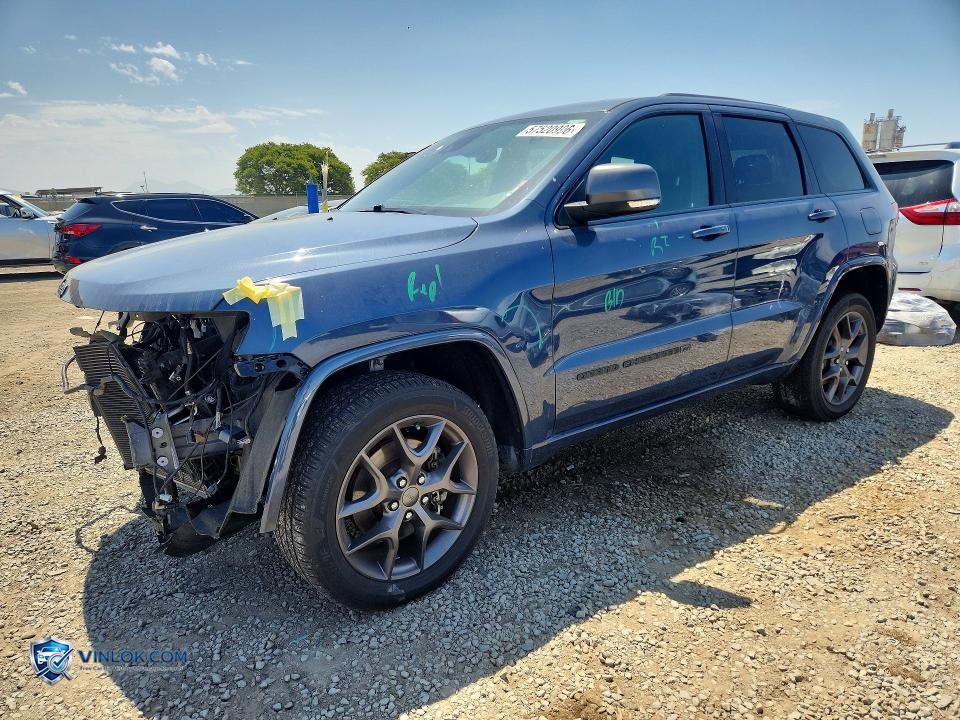 2021 JEEP GRAND CHEROKEE LIMITED – Lot 57520996 auction photo