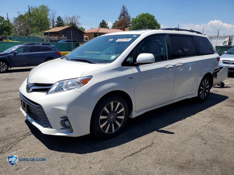 2019 TOYOTA SIENNA XLE PREMIUM 7-PASSENGER – Lot 57527276 auction photo