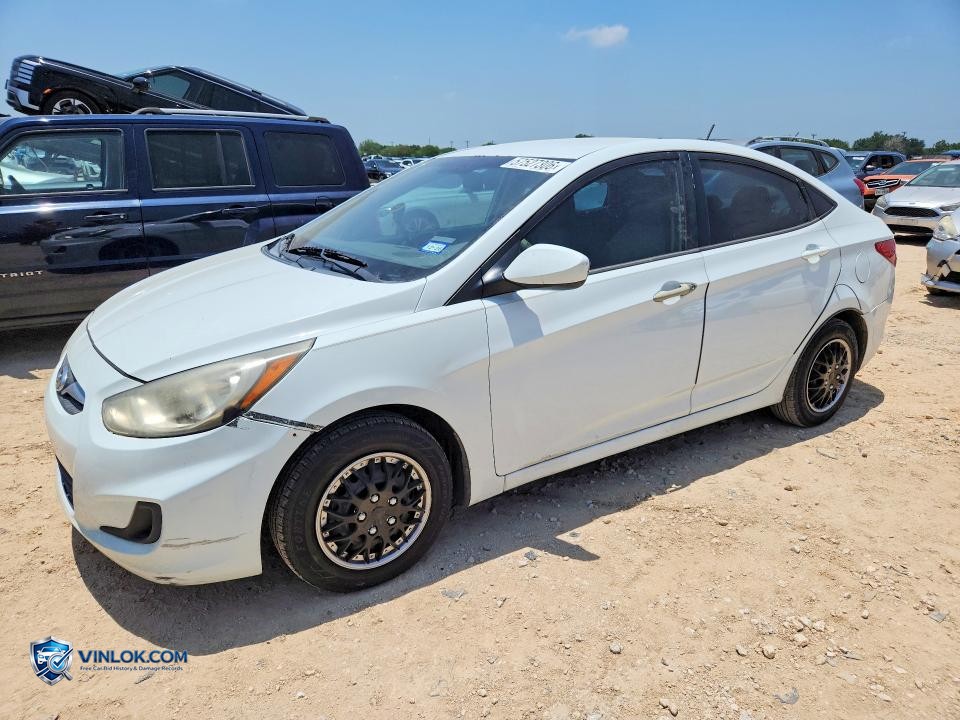 2012 HYUNDAI ACCENT GLS – Lot 57527306 auction photo