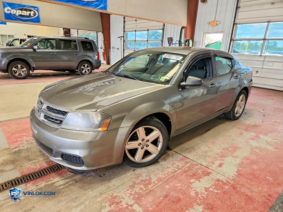 2013 DODGE AVENGER SE – Lot 57531396 auction photo