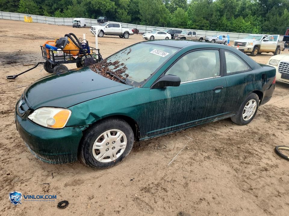 2001 HONDA CIVIC LX – Lot 57532796 auction photo
