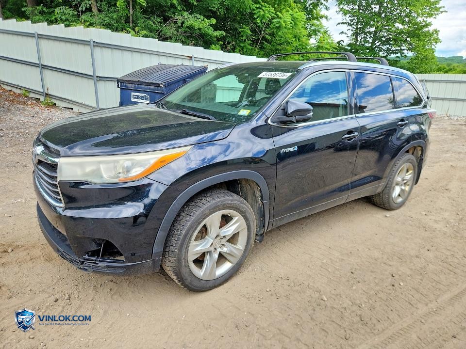 2015 TOYOTA HIGHLANDER HYBRID LIMITED – Lot 57536736 auction photo