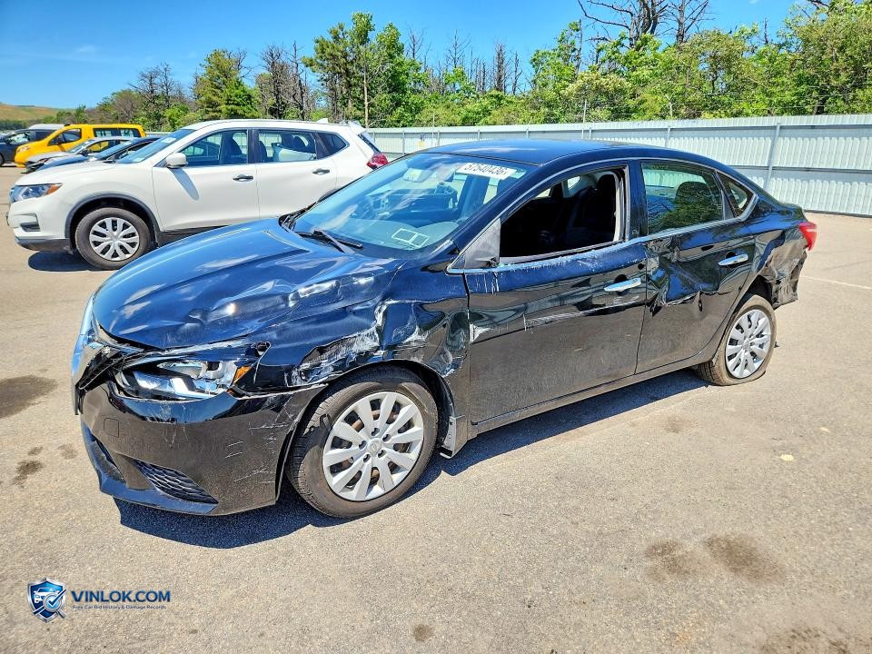 2019 NISSAN SENTRA S – Lot 57540436 auction photo