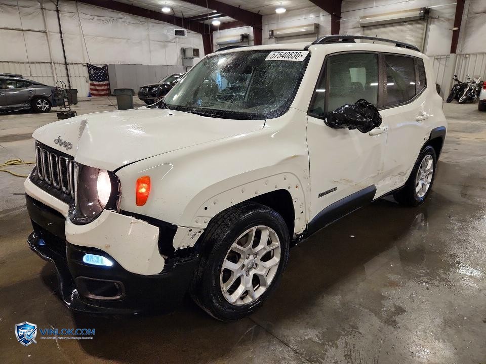 2017 JEEP RENEGADE LATITUDE – Lot 57540636 auction photo