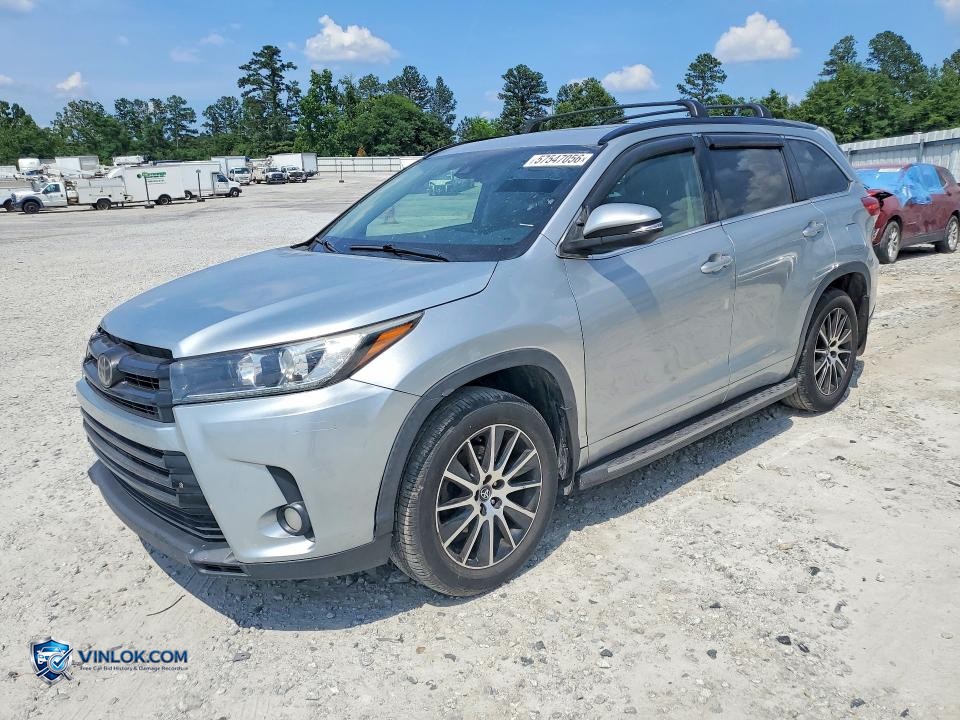 2017 TOYOTA HIGHLANDER SE – Lot 57547056 auction photo