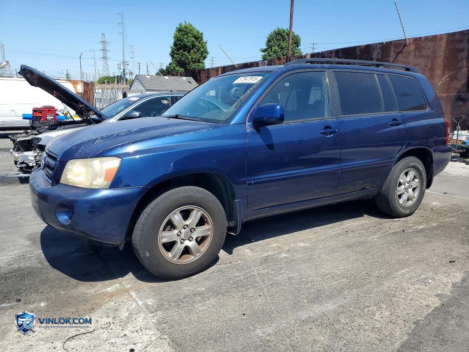 2004 TOYOTA HIGHLANDER BASE – Lot 57547916 auction photo