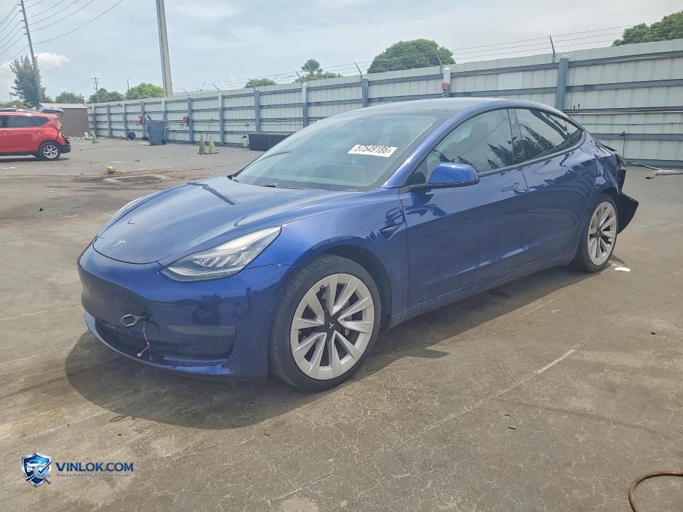 2021 TESLA MODEL 3 – Lot 57549186 auction photo