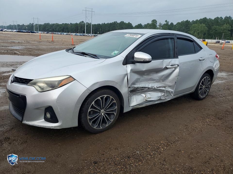 2015 TOYOTA COROLLA S – Lot 57550016 auction photo