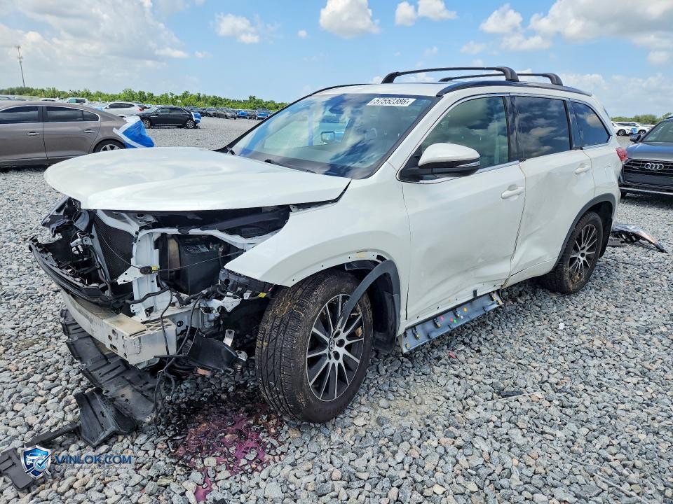 2018 TOYOTA HIGHLANDER SE – Lot 57552386 auction photo