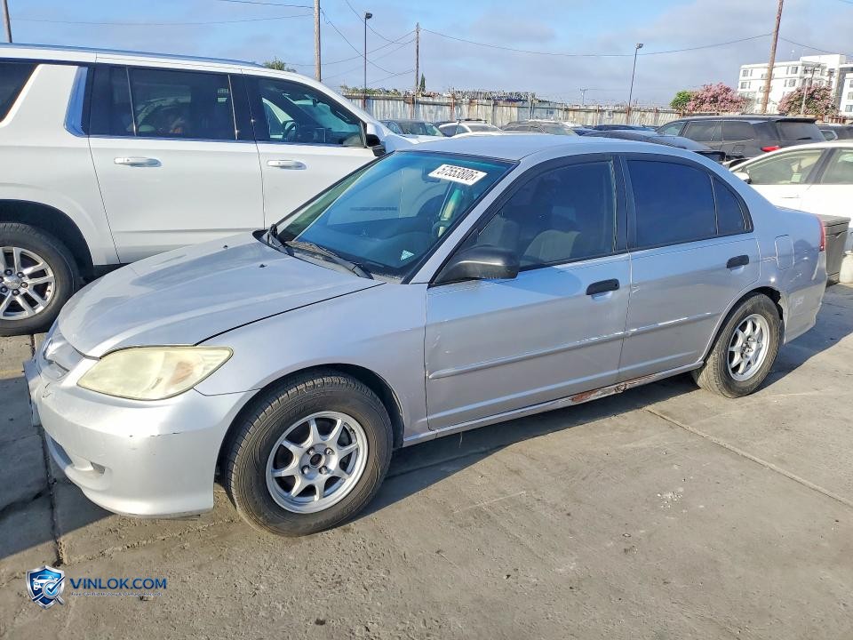 2005 HONDA CIVIC GX – Lot 57553806 auction photo