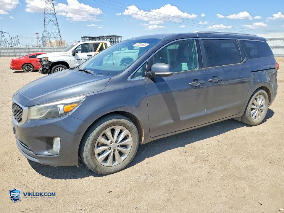 2016 KIA SEDONA EX – Lot 57554066 auction photo