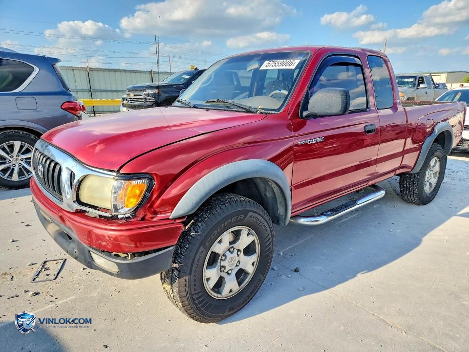2002 TOYOTA TACOMA XTRACAB – Lot 57559006 auction photo