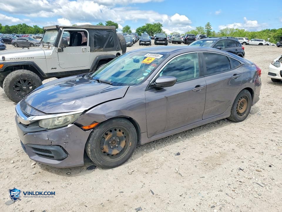 2016 HONDA CIVIC LX – Lot 57559906 auction photo