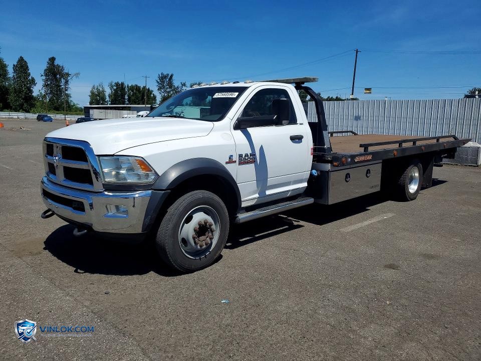 2016 RAM 5500 - FLATBED TRUCK – Lot 57560596 auction photo