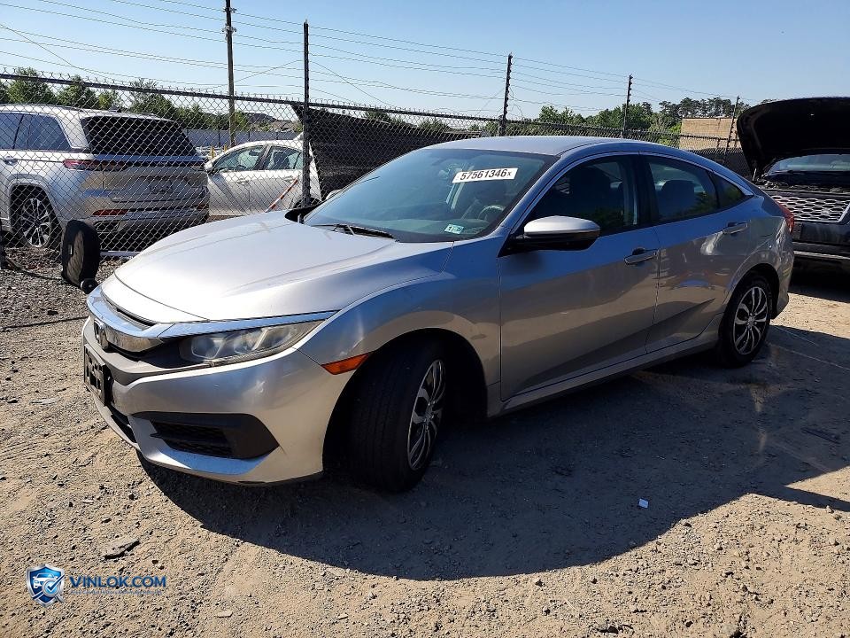 2017 HONDA CIVIC LX – Lot 57561346 auction photo