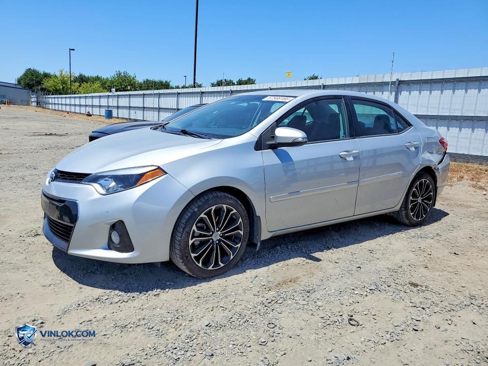 2014 TOYOTA COROLLA S PLUS – Lot 57566166 auction photo