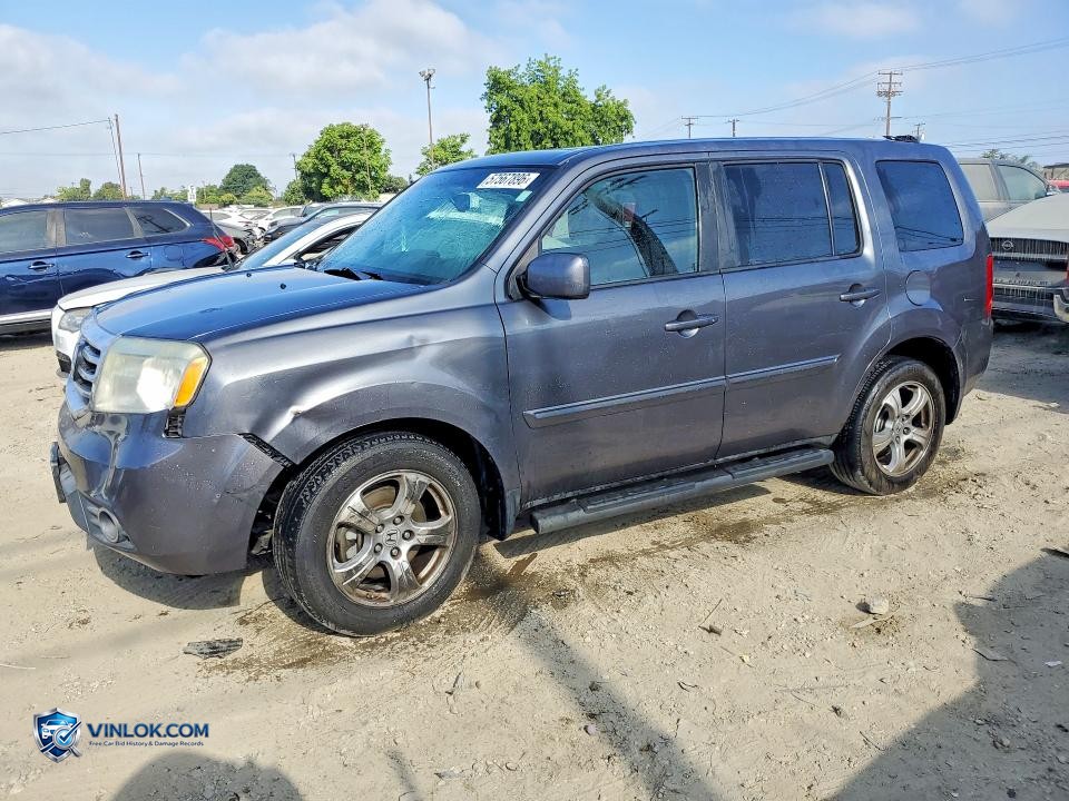 2014 HONDA PILOT EXL – Lot 57567896 auction photo