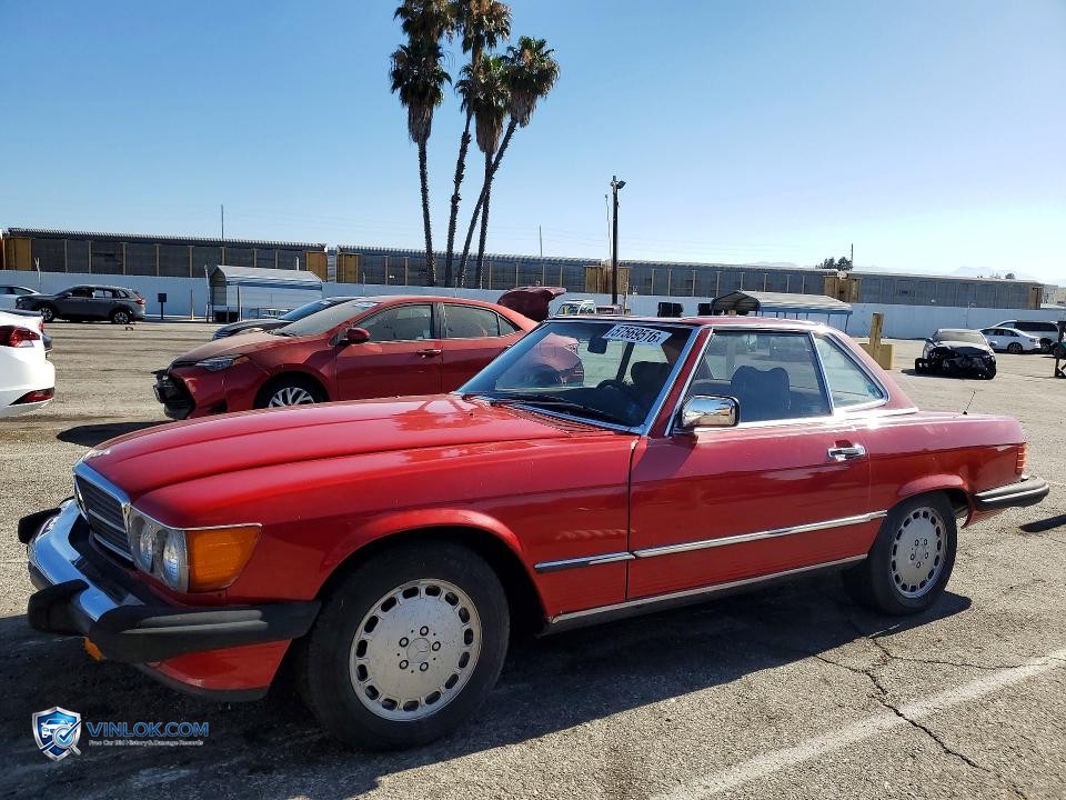 1987 MERCEDES-BENZ 560 SL – Lot 57569516 auction photo