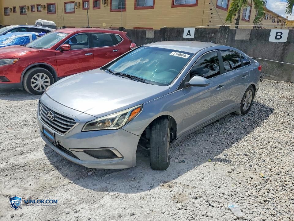 2017 HYUNDAI SONATA SE – Lot 57569646 auction photo