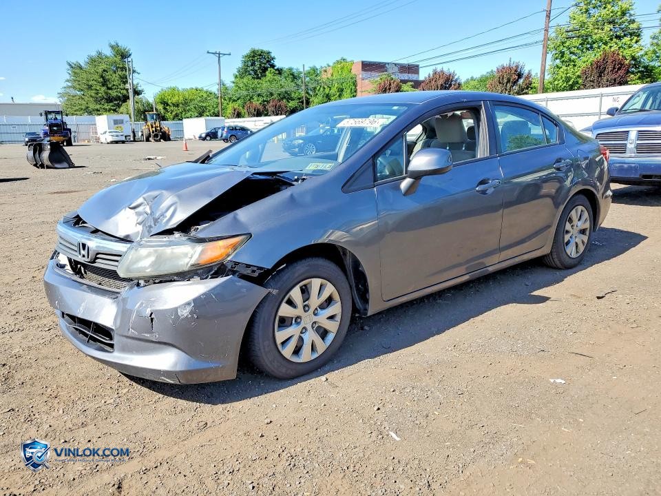 2012 HONDA CIVIC LX – Lot 57569796 auction photo