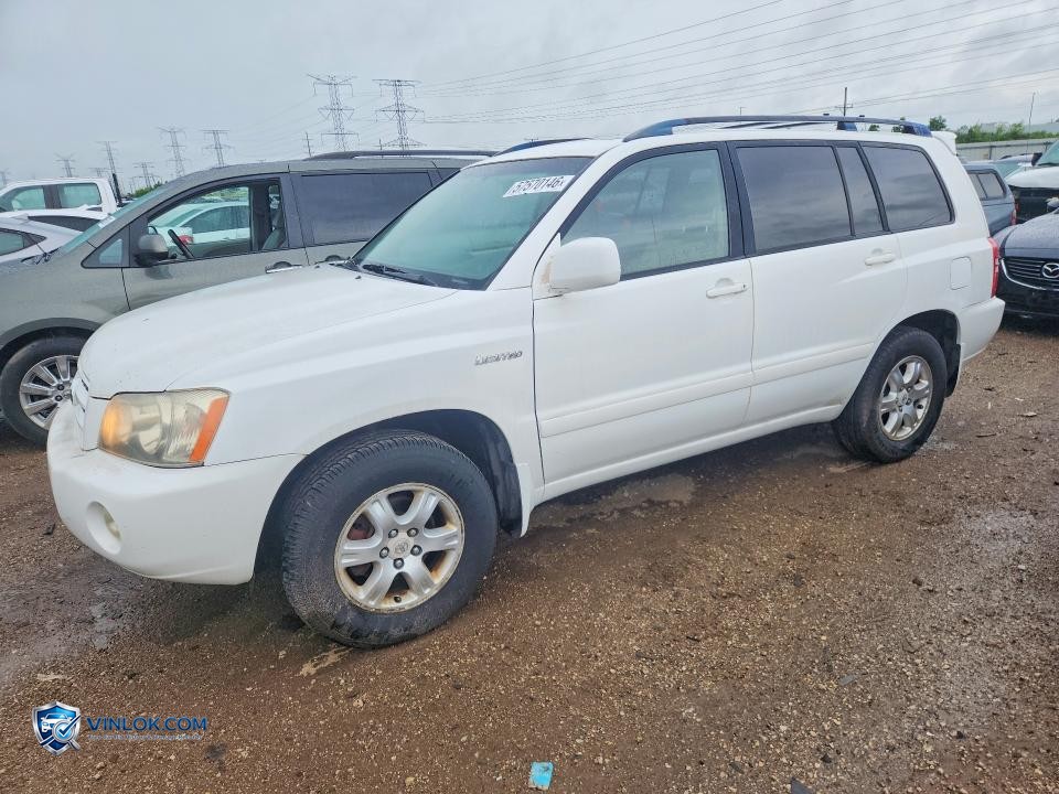 2002 TOYOTA HIGHLANDER LIMITED – Lot 57570146 auction photo