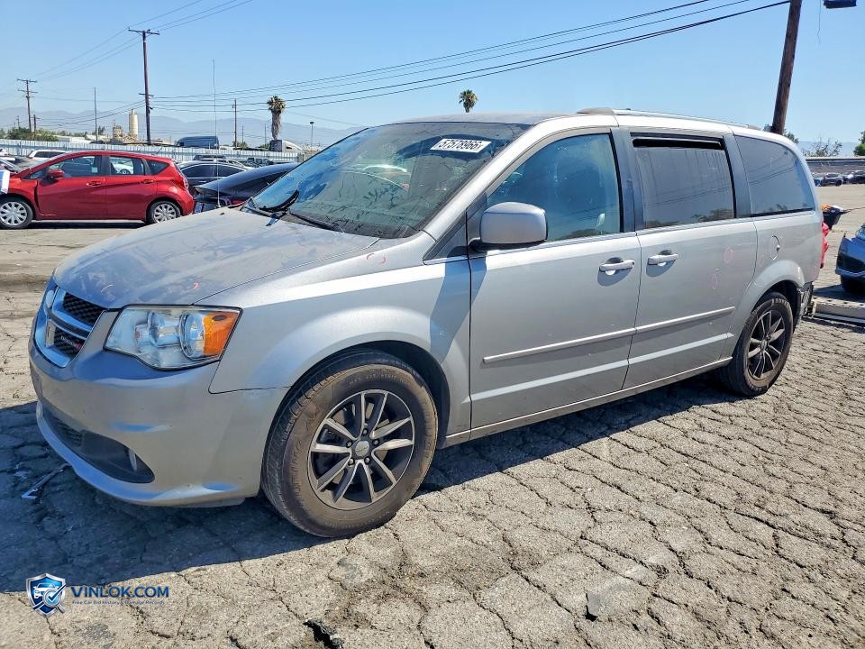 2017 DODGE GRAND CARAVAN SXT – Lot 57578966 auction photo