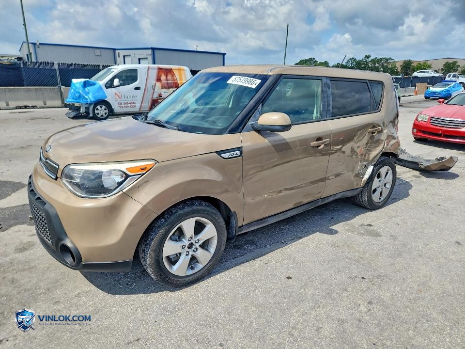 2016 KIA SOUL BASE – Lot 57579986 auction photo