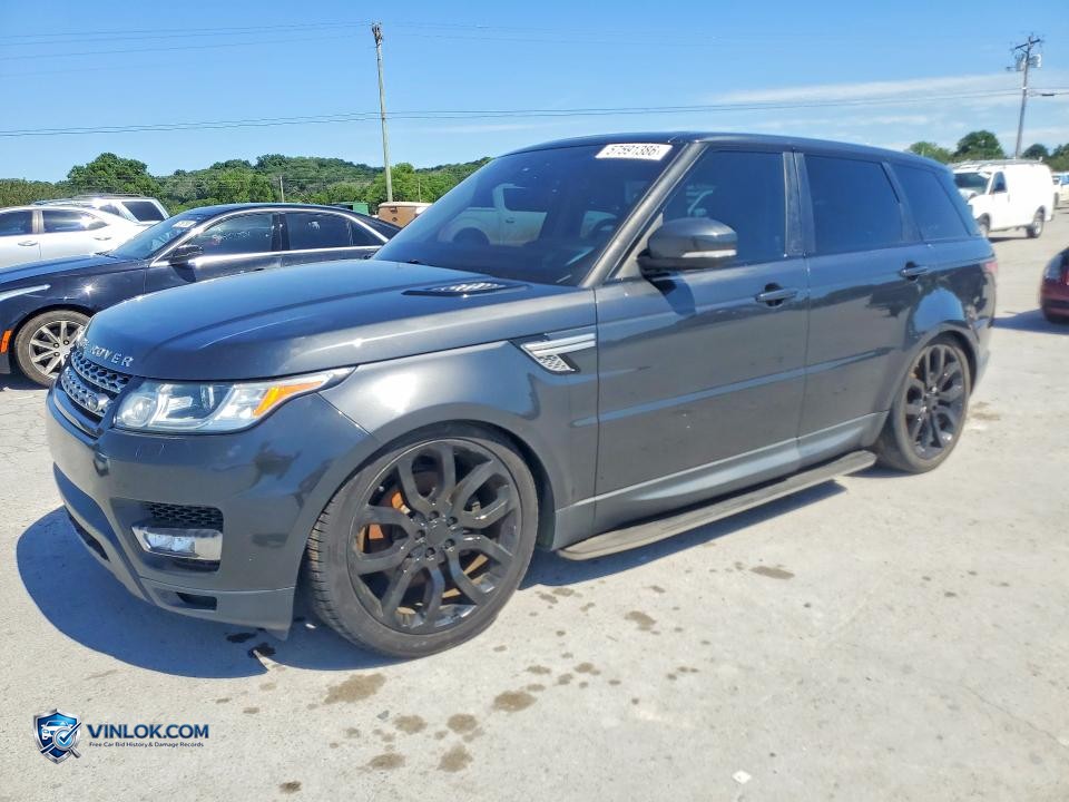 2016 LAND ROVER RANGE ROVER SPORT HSE – Lot 57591386 auction photo