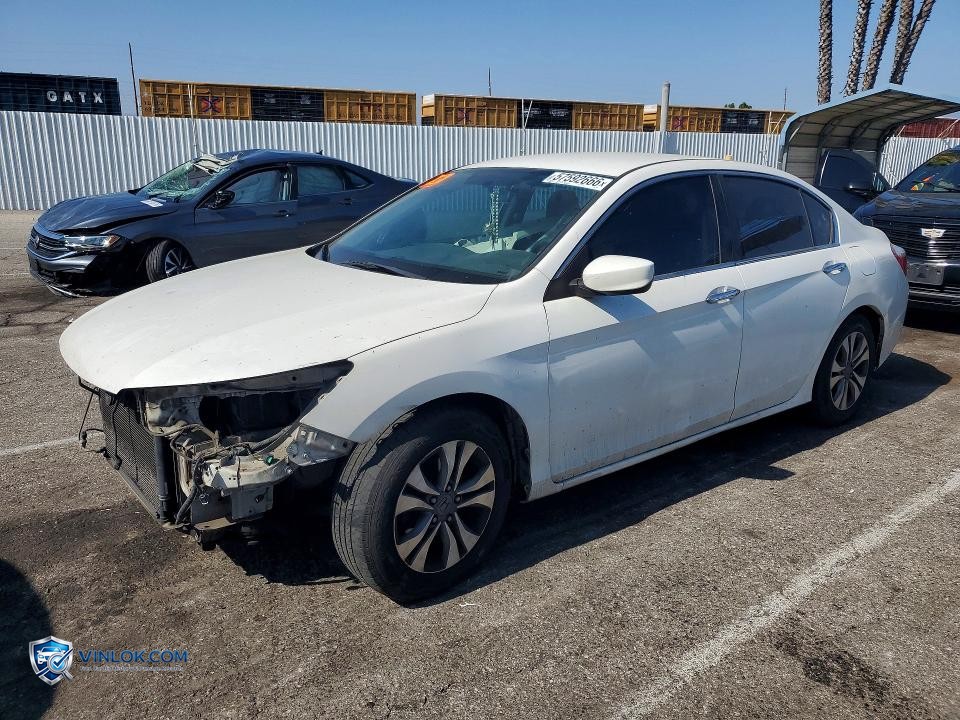 2013 HONDA ACCORD LX – Lot 57592666 auction photo