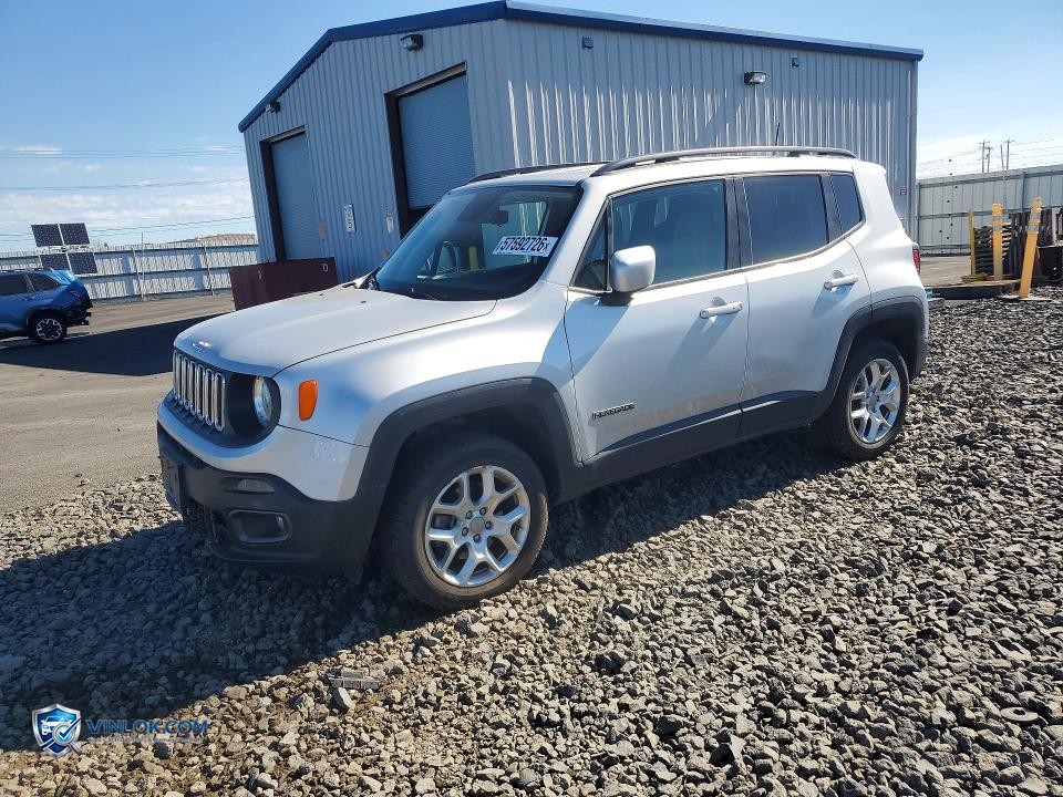 2018 JEEP RENEGADE LATITUDE – Lot 57592726 auction photo